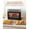 125PCS Air Fryer TOA-112 Parchment Paper Liners Compatible with Cuisinart
