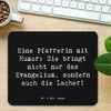 Mr. & Mrs. Panda Mauspad Spruch Humorvolle Pfarrerin - Geschenk,