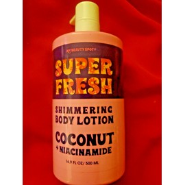 MY BEAUTY SPOT SUPER FRESH SHIMMERING BODY LOTION WITH COCONUT + NIACINAMIDE