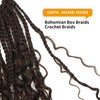 Datanala Goddess Box Braids Crochet Hair 8Packs 18Inch Boho Box