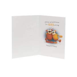 UK Greetings Husband Birthday Card - Birthday Card for Him - Humour Birthday Card - Funny Birthday Card, Multi (725736-0-1)