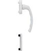 HOPPE LIÈGE Balcony Door Handle Half Fitting High Exterior White