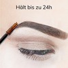 Manhattan Brow'Tastic Eyebrow Gel - Dark Brown Eyebrow Gel with
