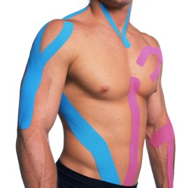 CMS Unisex Adult Kinetic Tape - Blue, 5 x 5 cm