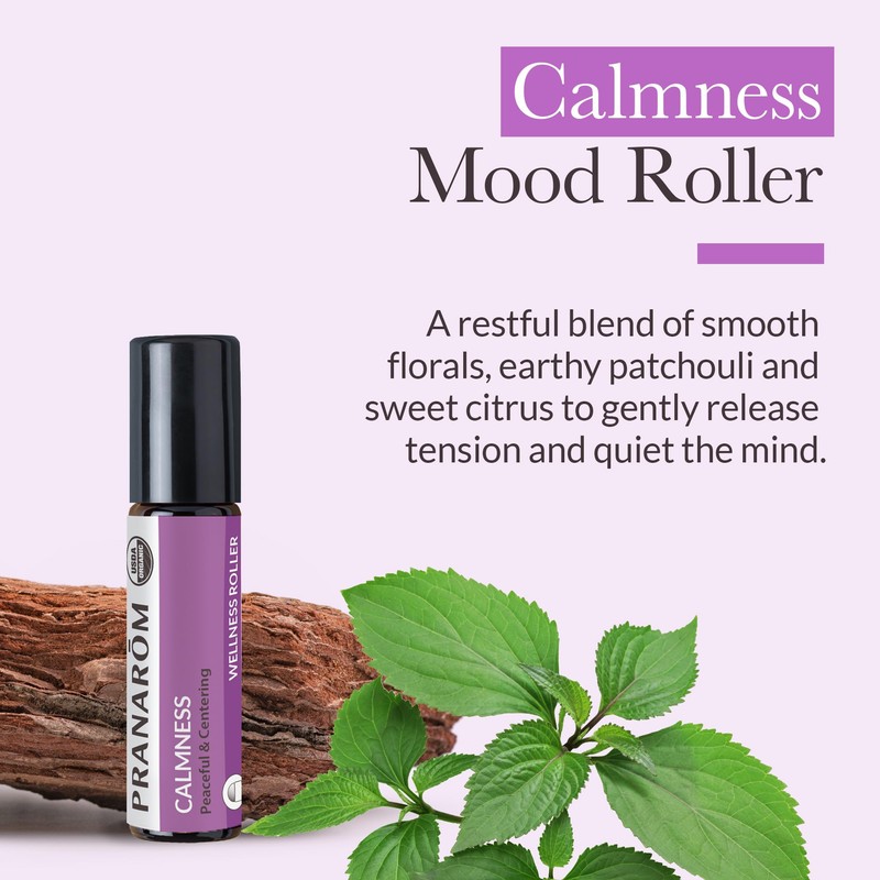 Pranarom - Calmness Mood Roller Wellness Blend - 8ml