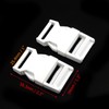 Coshar 50 Pack Plastic Buckles 1 Inch Quick Side Release