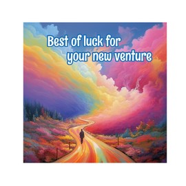 Papa Prints Good Luck Cards for Students (145 x 150 mm) Exam Good Luck Card for Him or Her New Job Cards Leaving, New Home Card with Envelope
