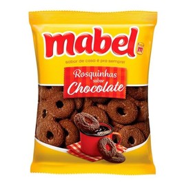 Mabel Rosquinhas Sabor Chocolate 300g | Chocolate Cookies Mabel 10.6 Oz | Fresh & Crunchy Crisp Cookies with Chocolate Flavor | Cookie Snacks for Kids and Adults, Coffee Time and More