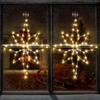 2 Pack 16 Inch Large Christmas Window Light Decorations 8
