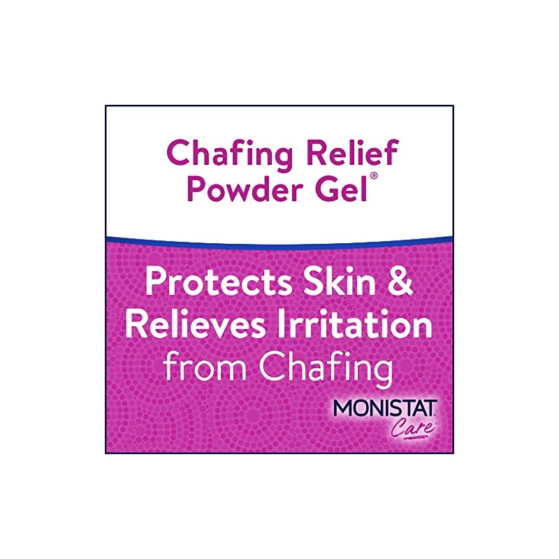 Monistat Chafing Relief Powder Gel, Long-Lasting Anti-Chafing Protection for Bikini