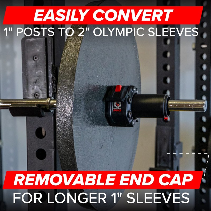 SERIOUS STEEL FITNESS Olympic Adapter Sleeve 8" - Convert 1"