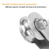 Stainless Steel U Groove Roller Gate Track Roller Heavy Duty