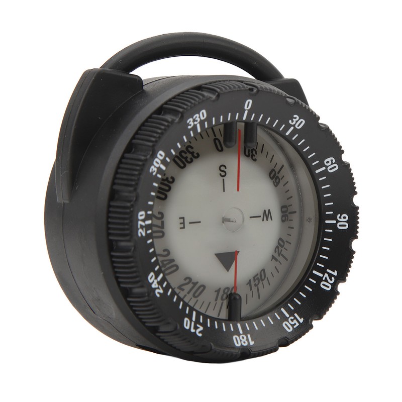 50M Underwater Diving Compass Luminous Magnetic Waterproof Pipe Clamp Diving