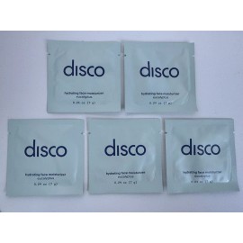 DISCO 5 X Disco for Men, Hydrating Face  Moisturizer Anti-Aging Formula .24 oz Each