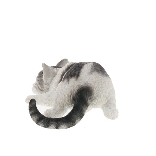 Cat Garden Ornament Too Realistic and Pounding Pose for Prey Sabatra Cat Lover Gift Object Figurine Empret Veil (R)