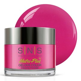 SNS Nail Dip Powder, Gelous Color Dipping Powder - Fantasy (Pink/Fuchsia, Cream) - Long-Lasting Dip Nail Color Lasts 14 Days - Low-Odor & No UV Lamp Required - 1oz