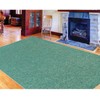 Ambiant Pet Friendly Solid Color Area Rug Teal, 2' x