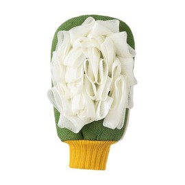 BIUDECO Double-sided Exfoliating Glove Bath Loofah for Palm Bath Scrubber Exfoliating Towel Loofah Mitts Glove
