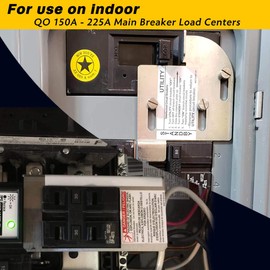 Generator Interlock kit, QOCGK2C QO Cover Generator and QOM2 Frame Size Main Breaker Interlock Kit, for Use on Indoor QO 150A - 225A Main Breaker Load Centers, Indoor Kit