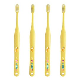 オーラルケア タフト20 歯ブラシ ミディアム 25本入 M イエロー