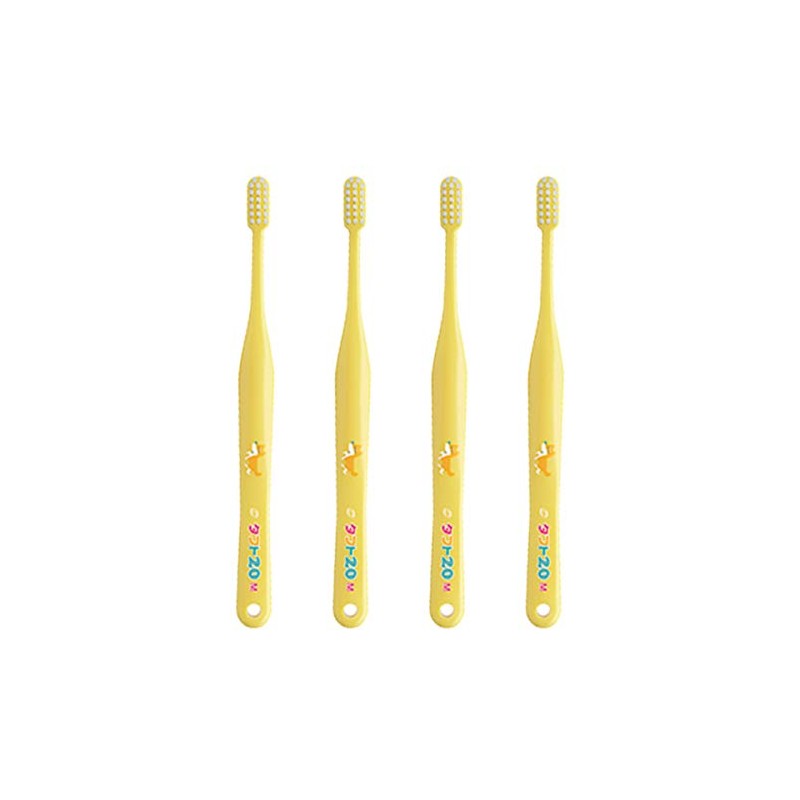 オーラルケア タフト20 歯ブラシ ミディアム 25本入 M イエロー