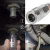 JIAD White Plastic Radiator Coolant Drain Hose, 39.37 inches, For