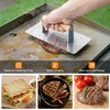 Stanbroil Stainless Steel Bacon Press for Griddle, 9” x 4.5”Rectangular