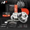 A-Premium 12.80 inch (325mm) Rear Vented Disc Brake Rotors +