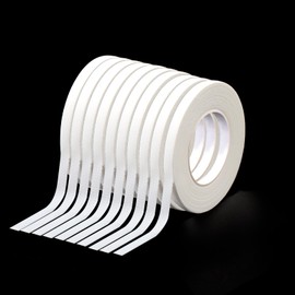 Eyelash Tape, Micropore Medical Tape for Eyelash Extension, Microporous Tape for False Eyelash Patches, Makeup Tool (4 mm x 900 cm x 10 Rolls)