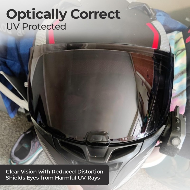 The Helmet Shop HJ-31 Revo Blue Motorcycle Helmet Visor Fits