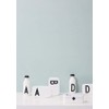 Design Letters Personal Water Bottle White (B) | BPA Free