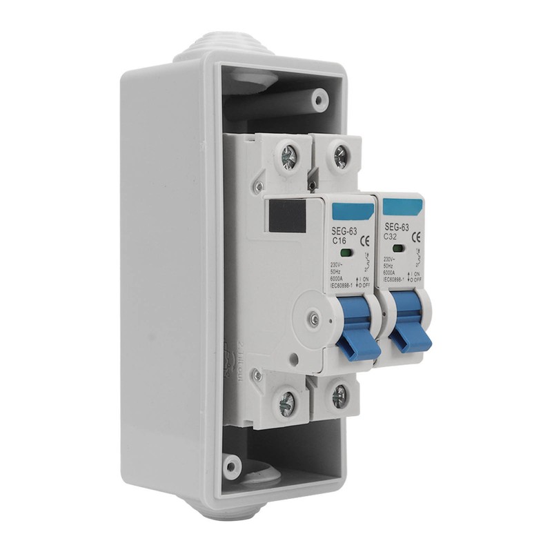 Circuit Breaker 2P MCB C Type Outdoor Waterproof Miniature Circuit