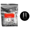 Varna Short Oval Tip No. 05, 500 pieces, transparent / 바르나 숏오발팁 05호, 500개, 투명