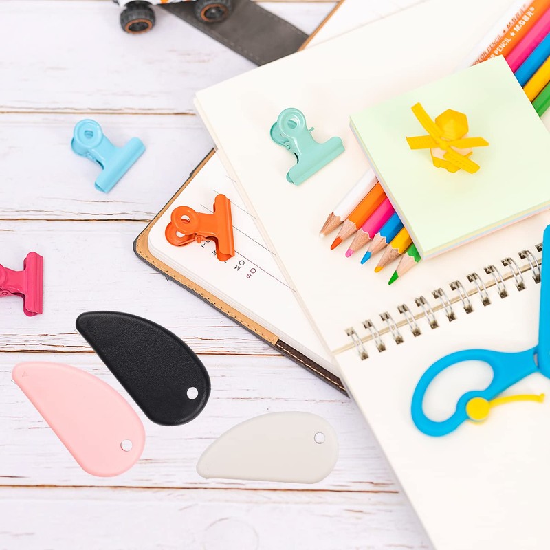 AOVNA 3Pcs Ceramic Safety Cutter Fixed Box Opener Letter Openers
