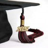 Endea Graduation Mixed Double Color Tassel with Gold Date Drop