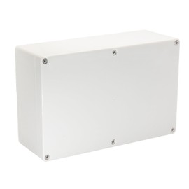 Raculety Project Box IP65 Waterproof Junction Box ABS Plastic Electrical Boxes DIY Electronic Project Case Power Enclosure White 9.06x5.90x3.43 inch (230 x 150 x87 mm)
