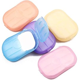 500 Hojas(5 Cajas) Mini Jabón Portátil De Viaje Jabón De Papel Para Manos Jabón De Baño Para Exteriores Jabón De Papel Para Exteriores Camping Senderi