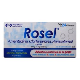 Rosel Caja C/24 Cápsulas 50/3/300 Mg Antigripal Wermar