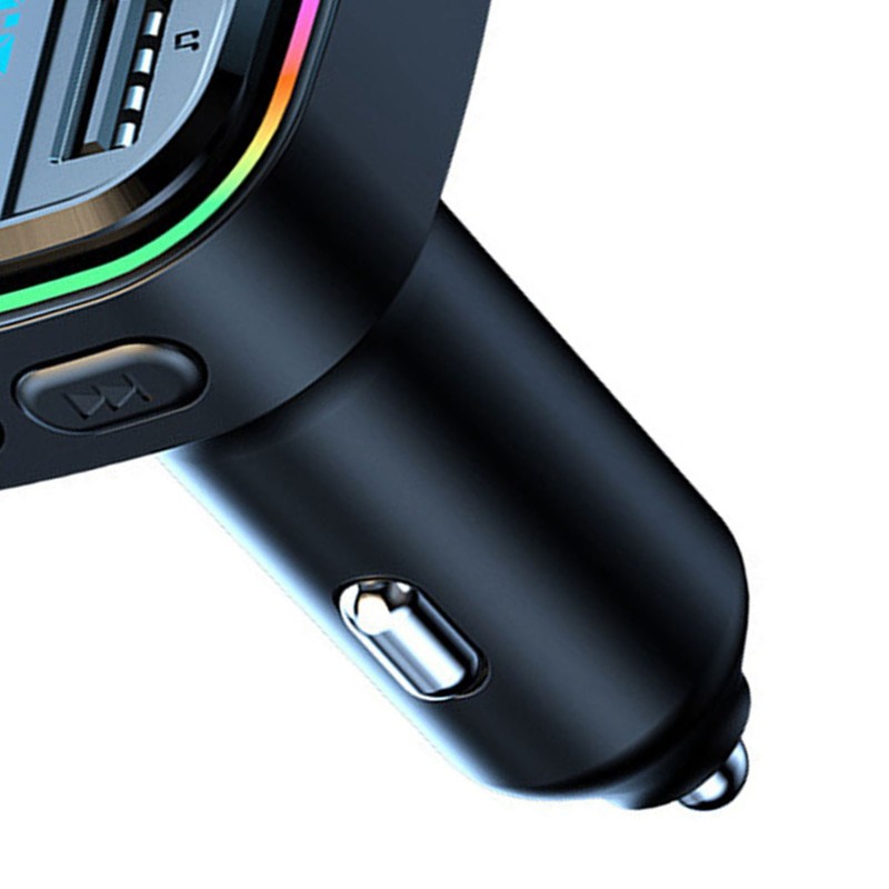 FM Transmitter Dual USB 1 Type C Multi Protection RGB