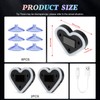 Upgrade Car Light LED Ambient Lights Heart Solar Lights Solar-Powered