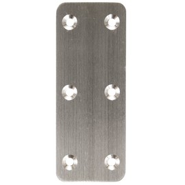 WAKI IH-113 Stainless Steel Wide Plate, 1.4 x 3.5 inches (35 x 90