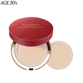 AGE20'S Velvet Lasting Pact 14g*2ea [AGE20's x FFROI], Shade:23 Medium Beige