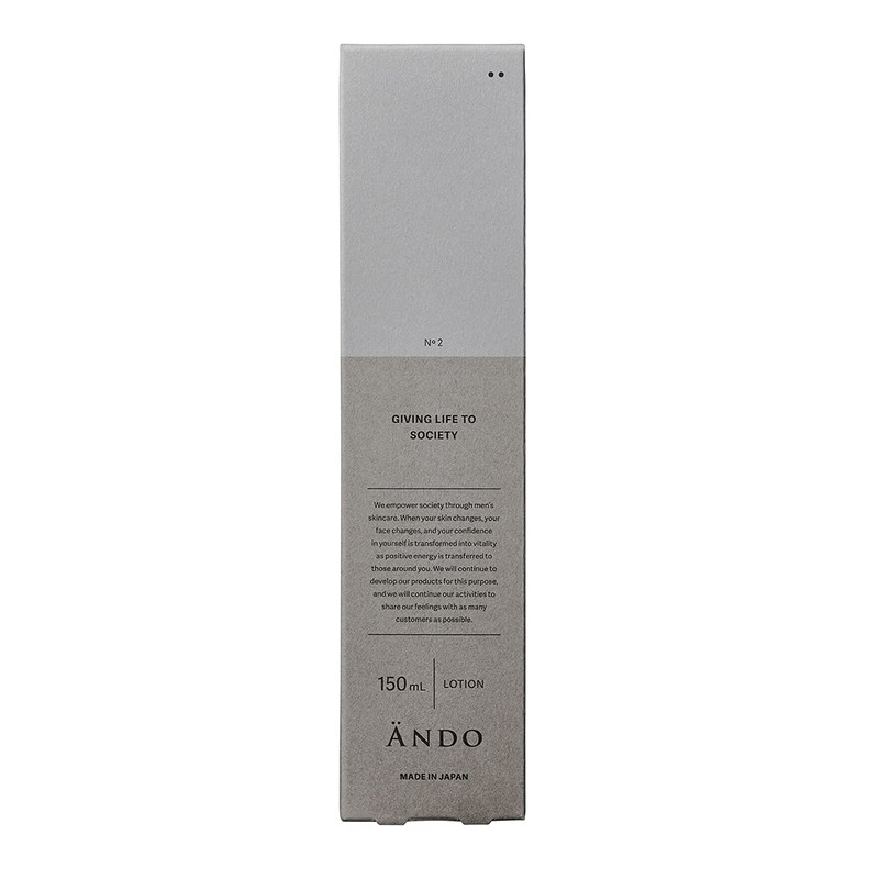 ANDO LOTION Lotion Dilauroyl Glutamate Lysine Na 150ml for Men