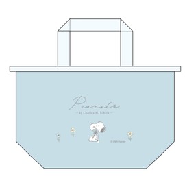 OSK TB-14 Peanuts Everyday Snoopy Lunch Bag, Blue, Cold Insulation, Gusset, Aluminum, Tote Bag, Accessory, Cute, Stylish, Unisex, For Adults, Children, Students