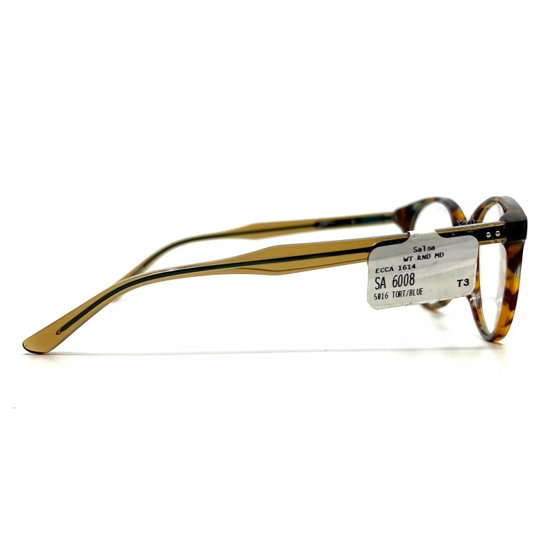 Salsa Eyeglasses Frames SA 6008 TO/BL multicolor brown round optical