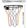 Dakzhou Basketball net, Metal Basketball Net Chain Braided Anti-Rust Heavy