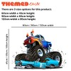 Monster Truck Wall Sticker - Truck Crushing Car Wall Decal