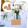 Ipetboom 100pcs Blank Wedding Place Cards Table Cards for Guest