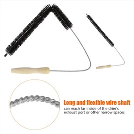 Washing Machine Cleaning Brush, Long Flexible Rod Cleaning Tool, Vent Brush Remove Dirt Dust Lint Blockage for Clothes Dryer