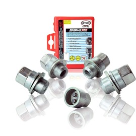 HEYNER Wheel Locking Nuts M12x1,5 Fits Toyota Auris 2006-onwards Set 4 Locks Alloys Antitheft Protection Bolts 382